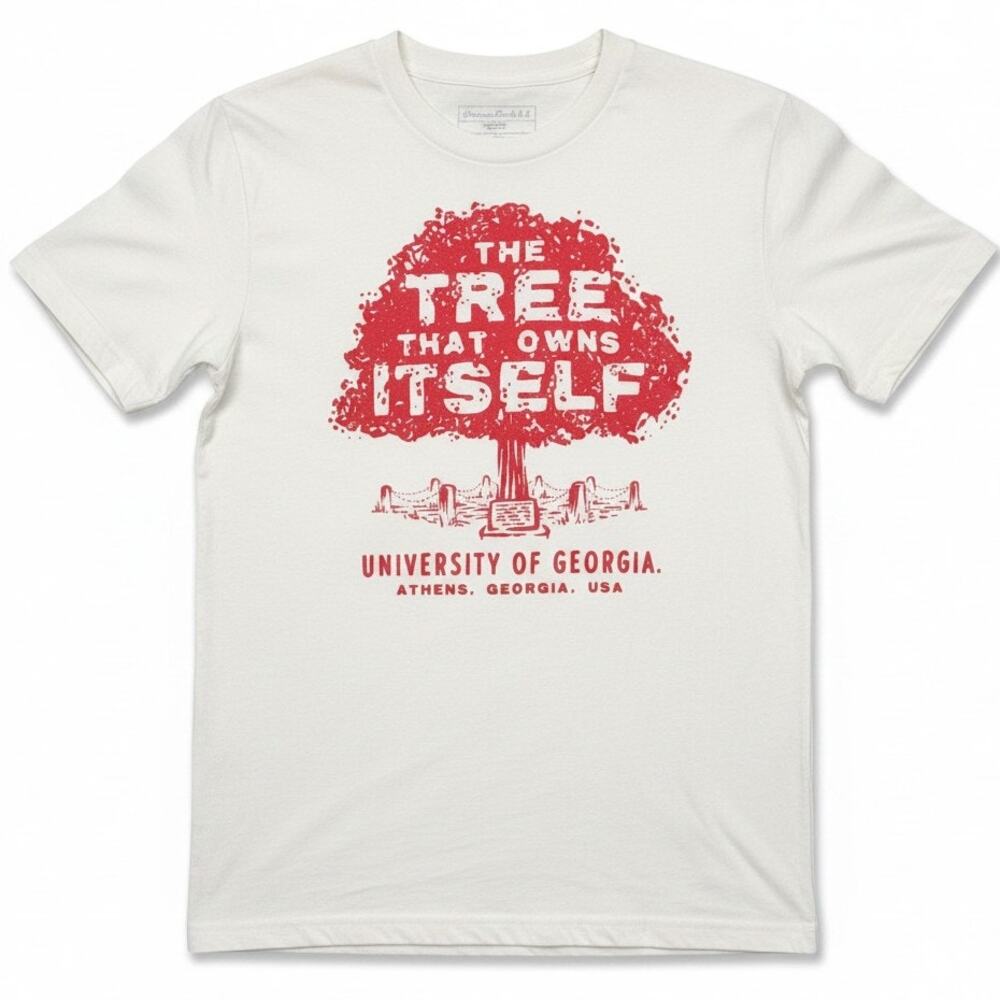 University of Georgia The Tree That Owns Itself Mens Small Homefield T-Shirt UGA